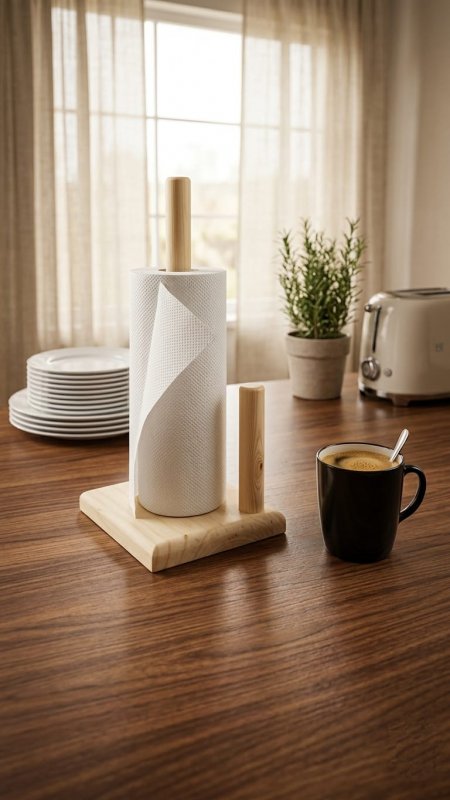 Ahşap Rulo Havluluk